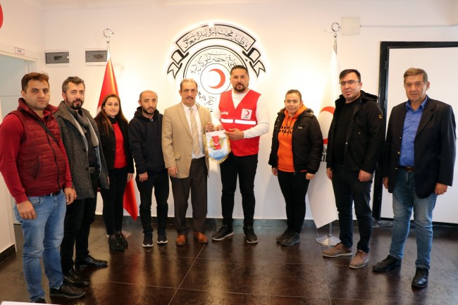 Kızılay Başkanı Yağız, gazetecilere çalışmalarını anlattı