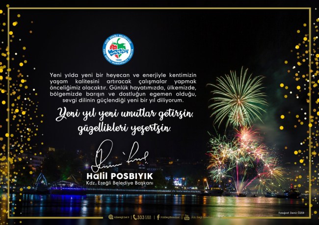 BAŞKAN POSBIYIK’TAN YENİ YIL MESAJI