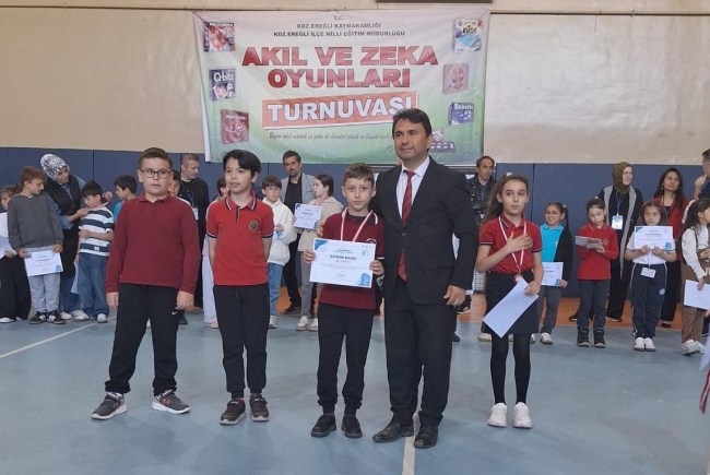 Nimet İlkokulu Öğrencilerinden Akıl ve Zekâ Oyunları Turnuvasında büyük başarı