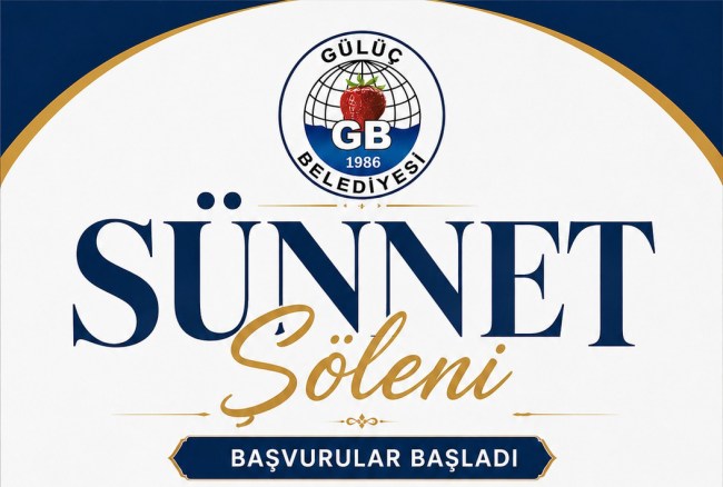 Gülüç Belediyesi'nden Sünnet Şöleni Başvurusu Çağrısı
