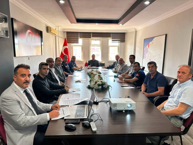 GÜVENLİK TOPLANTISI GERÇEKLEŞTİRİLDİ