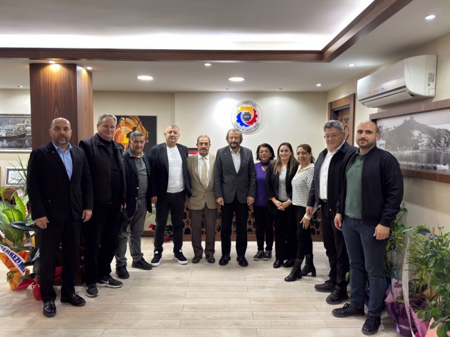 KDZ.EREĞLİ GAZETECİLER DERNEĞİ'NDEN TSO'YA 'HAYIRLI OLSUN'ZİYARETİ