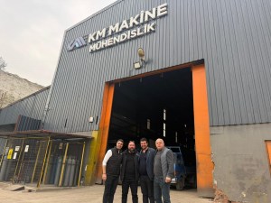 TSO YÖNETİM KURULU ÜYELERİNDEN KM MAKİNEYE ZİYARET