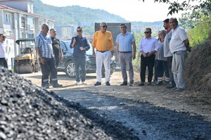 BAŞKAN POSBIYIK SAHADA ÇALIŞMALARI YERİNDE İNCELEDİ