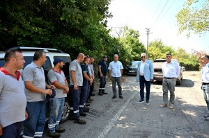 BAŞKAN POSBIYIK, RADAR, GÜLDERE TOKİ VE KORUBAŞINDA ÇALIŞMALARI İNCELEDİ