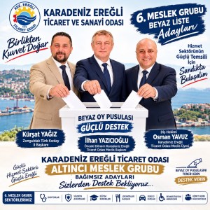 6. Meslek Grubunda Bağımsız Adaylardan Teşekkür Mesajı