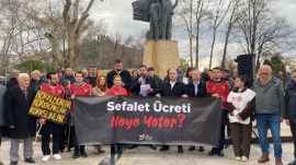 81 ilde KYK zamlarına karşı eş zamanlı ortak basın açıklaması