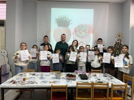 BETON SAKSI YAPIMI VE BİTKİ SÜSLEME ATÖLYESİ YENİDEN DÜZENLENDİ