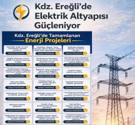 Kdz. Ereğlide elektrik altyapısı güçleniyor