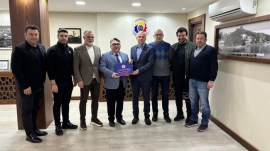 REKTÖR ÖZÖLÇERDEN EREĞLİ TSOYA NEZAKET ZİYARETİ