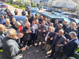 GÜLÜÇTEN KUTSAL TOPRAKLARA UĞURLANDILAR