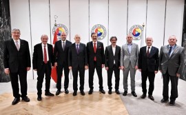 Arslan Keleş, Rıfat Hisarcıklıoğlunu ziyaret etti