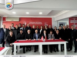 Arslan Keleşten CHPye ziyaret