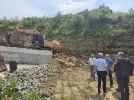 BAŞKAN KARA, CAM TERAS PROJESİ ALANINI İNCELEDİ