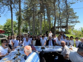 Kaymakam Fatih Yılmaz, gaziler ve eşleriyle Kaletepede buluştu