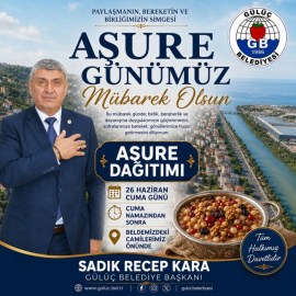 Gülüç Belediyesinden Aşure Günü ikramı