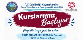 15 Farklı alanda eğitim imkânı