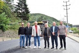 KEMER BÖLGESİ ASFALTLANIYOR